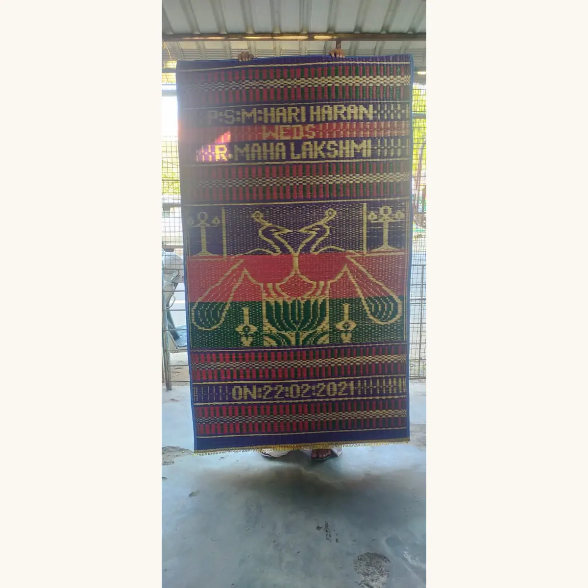 Marriage Mats Peacock Design Order Only SM-80