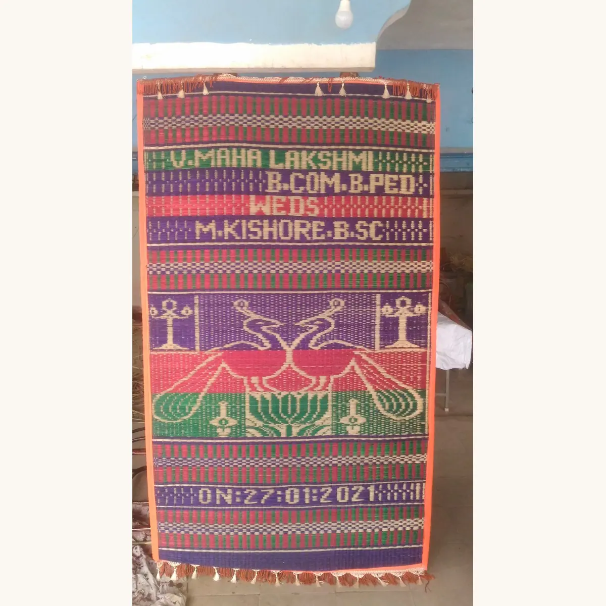 Marriage Mats Peacock Design Order Only SM-81